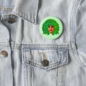 Shamrock Girl Ronde Button 5,7 Cm (In situ)
