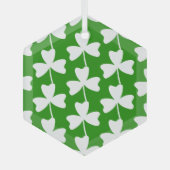 Shamrock Glas Ornament (Voorkant)