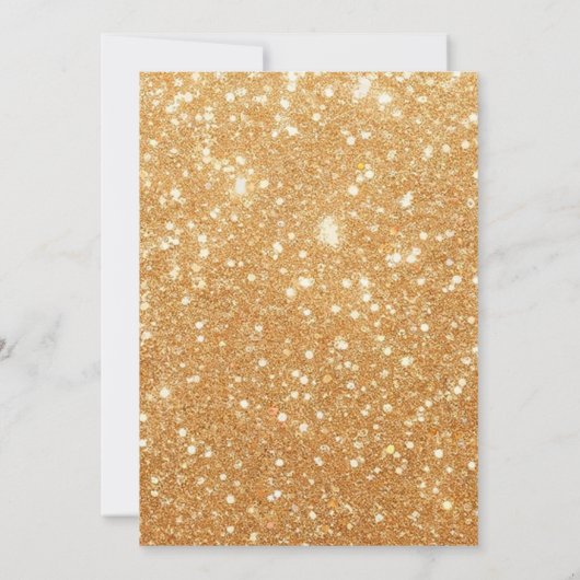 Shamrock Glitter St Patrick's Day Party Fest Kaart (Achterkant)