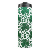 Shamrock Glitter Thermosbeker (Voorkant)