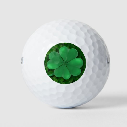 Shamrock golfbal golfballen (Voorkant)