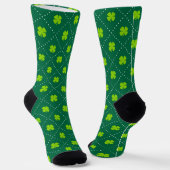 Shamrock Green Argyle Pattern Sokken (Gebogen)