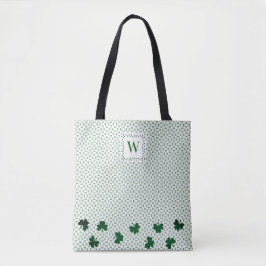 Shamrock Green Canvas tas All-Over-Print