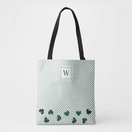 Shamrock Green Canvas tas All-Over-Print (Voorkant)
