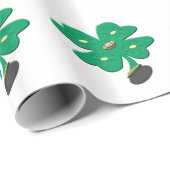 Shamrock Green Clover Cadeaupapier (Rol Hoek)
