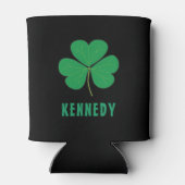 Shamrock Green Clover Ireland Celtic Irish Name Blikjeskoeler (Achterkant)
