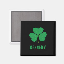 Shamrock Green Clover Ireland Celtic Irish Name Magneet