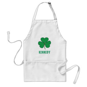 Shamrock Green Clover Ireland Celtic Irish Name Standaard Schort