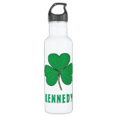 Shamrock Green Clover Ireland Celtic Irish Name Waterfles (Voorkant)