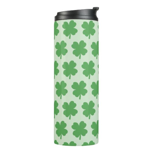 Shamrock Green Irish Logo Thermosbeker (Gedraaid links)