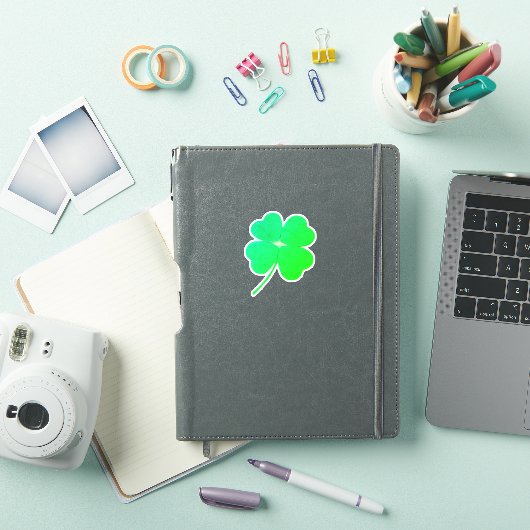 Shamrock Green Irish St. Patricks Day 4Sean beroem Sticker (iPad Cover)