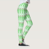 Shamrock Green Mint Shake Milkshake Food Leggings (Rechts)