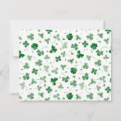 Shamrock Green Personal Note Card Notitiekaartje (Achterkant)