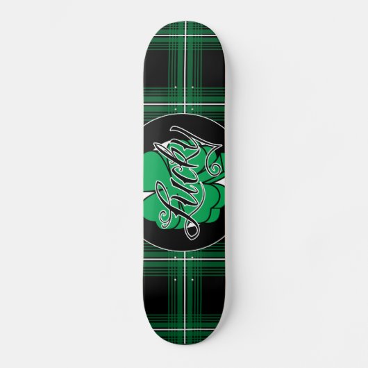 shamROCK (Green) Skateboard Deck (Voorkant)