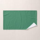 Shamrock Green Solid Color Print Bad Handdoek (Handdoek)