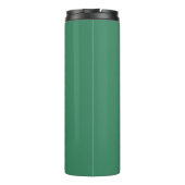 Shamrock Green Solid Color Print Thermosbeker (Achterkant)