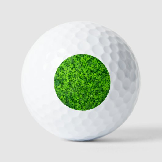 Shamrock green, St. Patrick's Day, Golfballen (Voorkant)