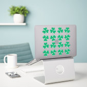 Shamrock Green St. Patrick's Day Irish Sticker (Laptop op bureau)