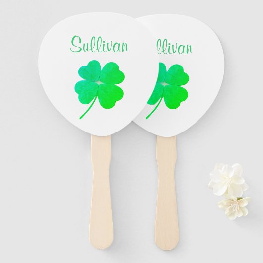 Shamrock Green St. Patricks Day Parade 4Erin Handwaaier (Voorkant en achterkant)