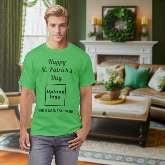 Shamrock Green St. Patrick's Day Zakelijk T-shirt