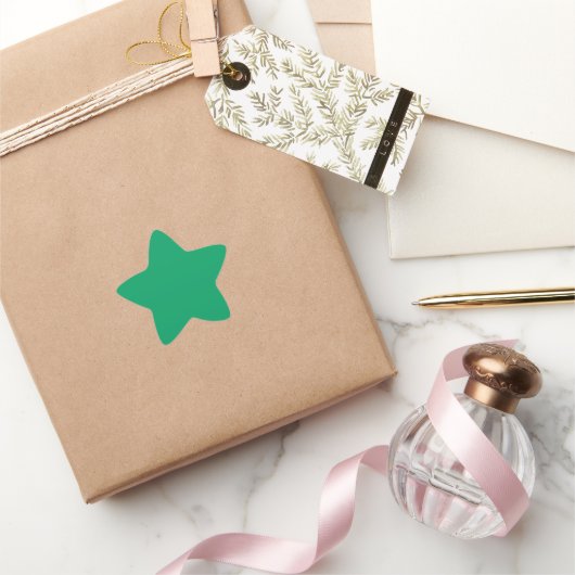 Shamrock Green Star-Sticker Ster Sticker (Geschenken)