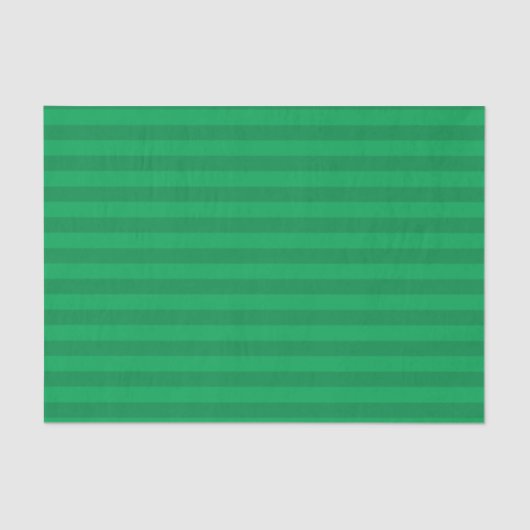Shamrock Green Stripes Tissuepapier (Voorkant)