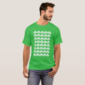 Shamrock Grid Pattern T-shirt (Voorkant volledig)