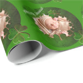 Shamrock Groen Lijst * Foto inpakpapier (Rol Hoek)