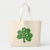 shamrock grote tote bag (Voorkant)