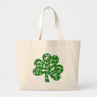 shamrock grote tote bag