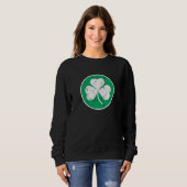 Shamrock Grunge Trui (Voorkant volledig)