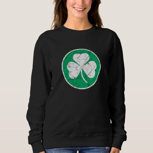 Shamrock Grunge Trui (Voorkant)