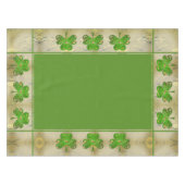 Shamrock "Happy St. Patrick's Tafelkleed (Voorkant (Horizontaal))