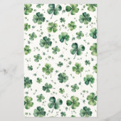 Shamrock hart waar waren we Vrijgezellenfeest spel (Achterkant)