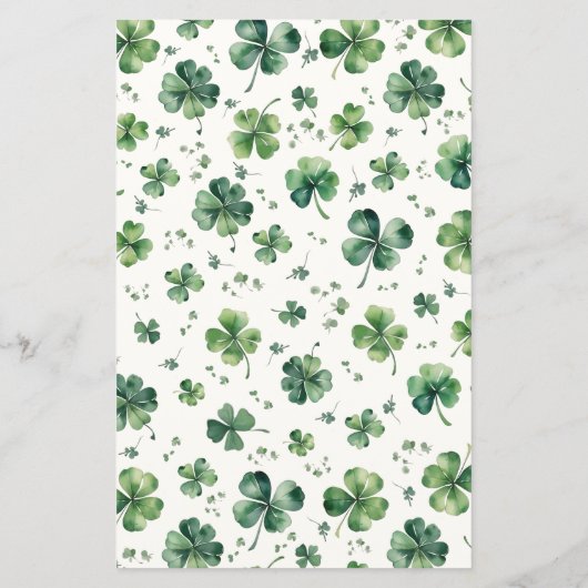 Shamrock hart waar waren we Vrijgezellenfeest spel (Achterkant)