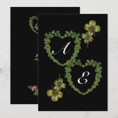 SHAMROCK HARTEN MONOGRAM ijs Aankondiging (Voorkant / Achterkant)