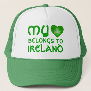 Shamrock "Heart behoort tot het Ierse pet green