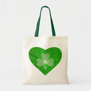 Shamrock Heart budget canvas tas