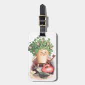  Shamrock Heart en Key St Patrick's Day Bagagelabel (Voorkant verticaal)