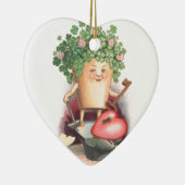  Shamrock Heart en Key St Patrick's Day Keramisch Ornament (Rechts)
