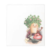 Shamrock Heart en Key St Patrick's Day Notitieblok (Voorkant)