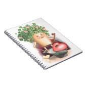  Shamrock Heart en Key St Patrick's Day Notitieboek (Rechterzijde)