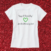 Shamrock Heart Happy St. Patrick's Day T-shirt