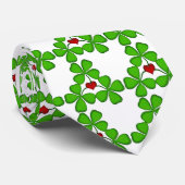 Shamrock Heart Irish Wedding stropdas St. Patrick (Opgerold)