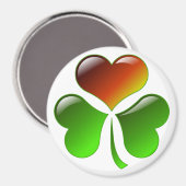 Shamrock Heart Magneet (Voorkant / Achterkant)