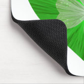 Shamrock Heart mousepad white Muismat (Hoek)