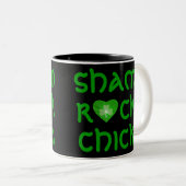 Shamrock Heart 'Shamrock Chick' mok zwart (Voorkant rechts)