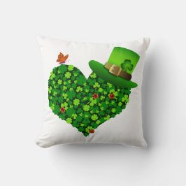 Shamrock Heart-Sierkussen Kussen
