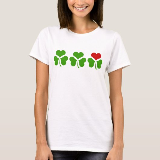 Shamrock Heart T-shirt (Voorkant)