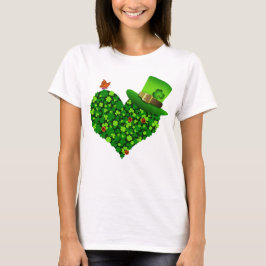 Shamrock Heart T-shirt voor dames